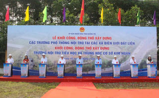 Quảng Trị: Khởi công đồng loạt 11 trường nội trú