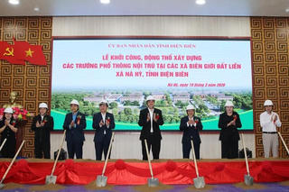 Điện Biên: Khởi công xây dựng trường học nội trú