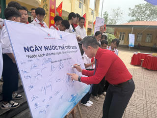 Lan tỏa thông điệp “Nước và Bình đẳng giới”