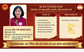 Chủ tịch và các vị Ủy viên Đoàn Chủ tịch Ủy ban Trung ương MTTQ Việt Nam trúng cử đại biểu Quốc hội khoá XVI