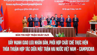 Bản tin Mặt trận sáng 24/3