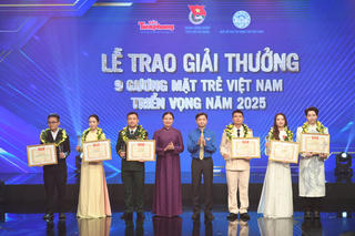 Vinh danh những Gương mặt trẻ Việt Nam tiêu biểu năm 2025