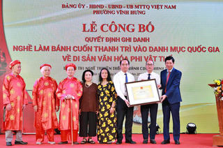 Bánh cuốn Thanh Trì - hành trình trở thành di sản