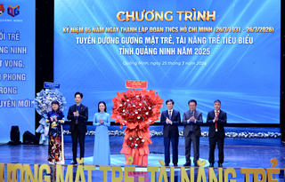 Quảng Ninh: Tuyên dương 8 gương mặt trẻ và 20 tài năng trẻ tiêu biểu năm 2025