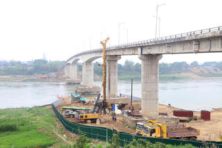 Tiến độ sửa cầu Sông Lô chậm so với chỉ đạo