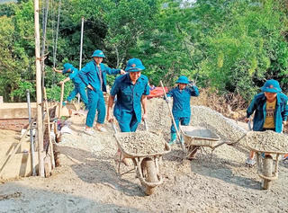 Lạng Sơn: Lực lượng dân quân tự vệ bám cơ sở, làm tốt công tác dân vận