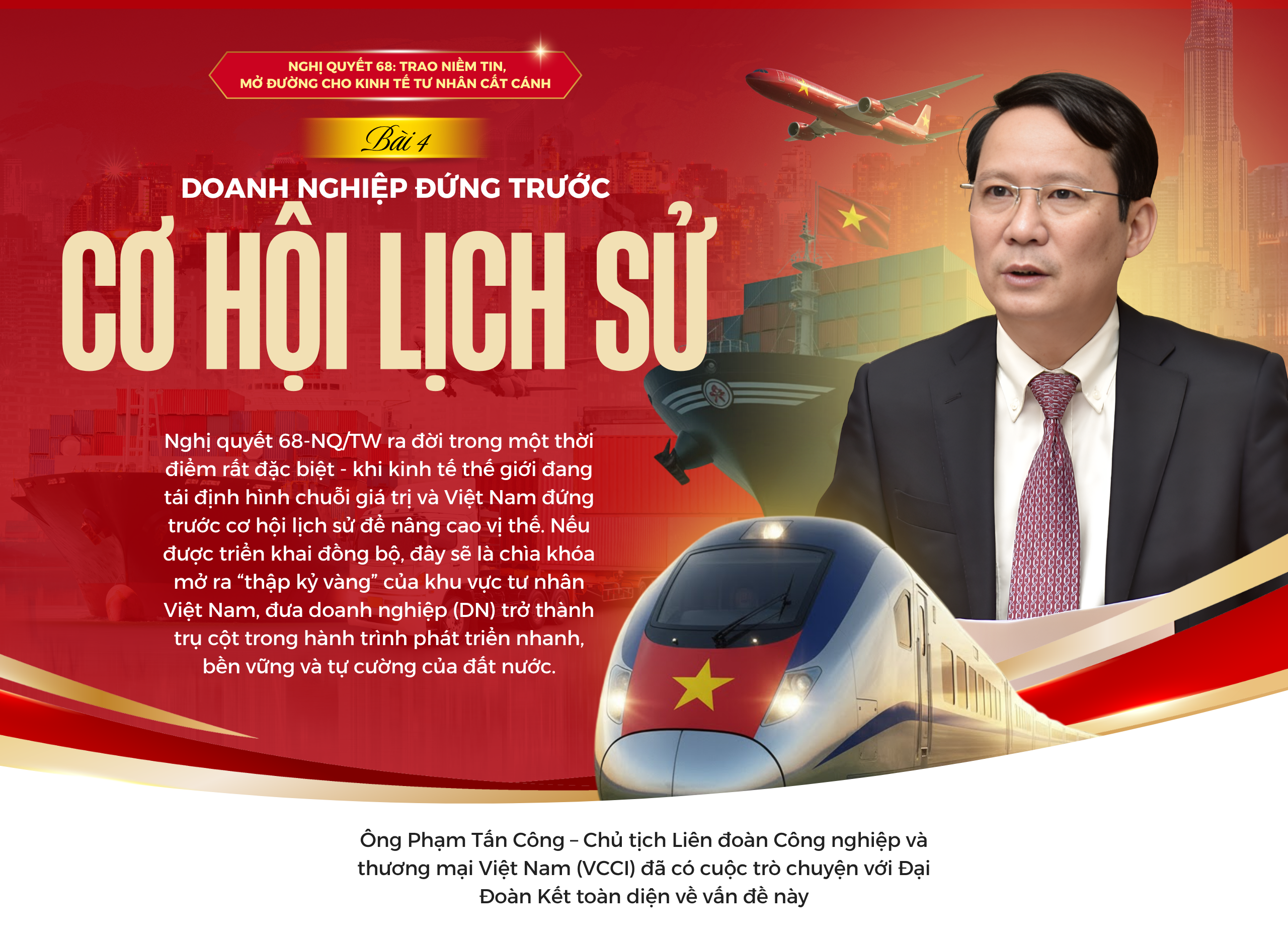 Nghị quyết 68: Trao niềm tin, mở đường cho kinh tế tư nhân cất cánh - Bài 4: Doanh nghiệp đứng trước cơ hội lịch sử