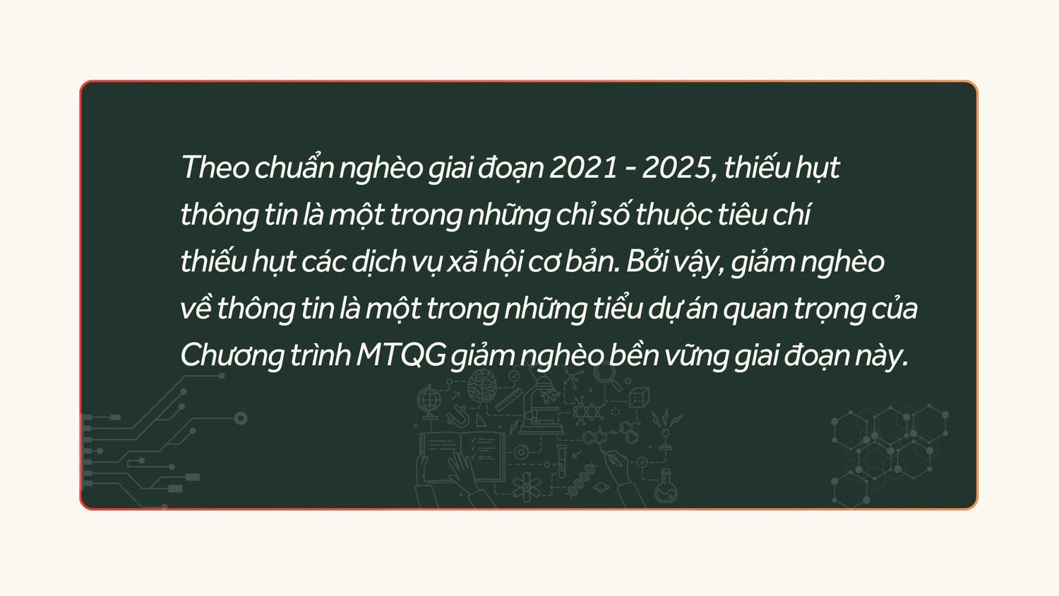 Giảm nghèo thông tin - "chìa khóa để giảm nghèo bền vững"