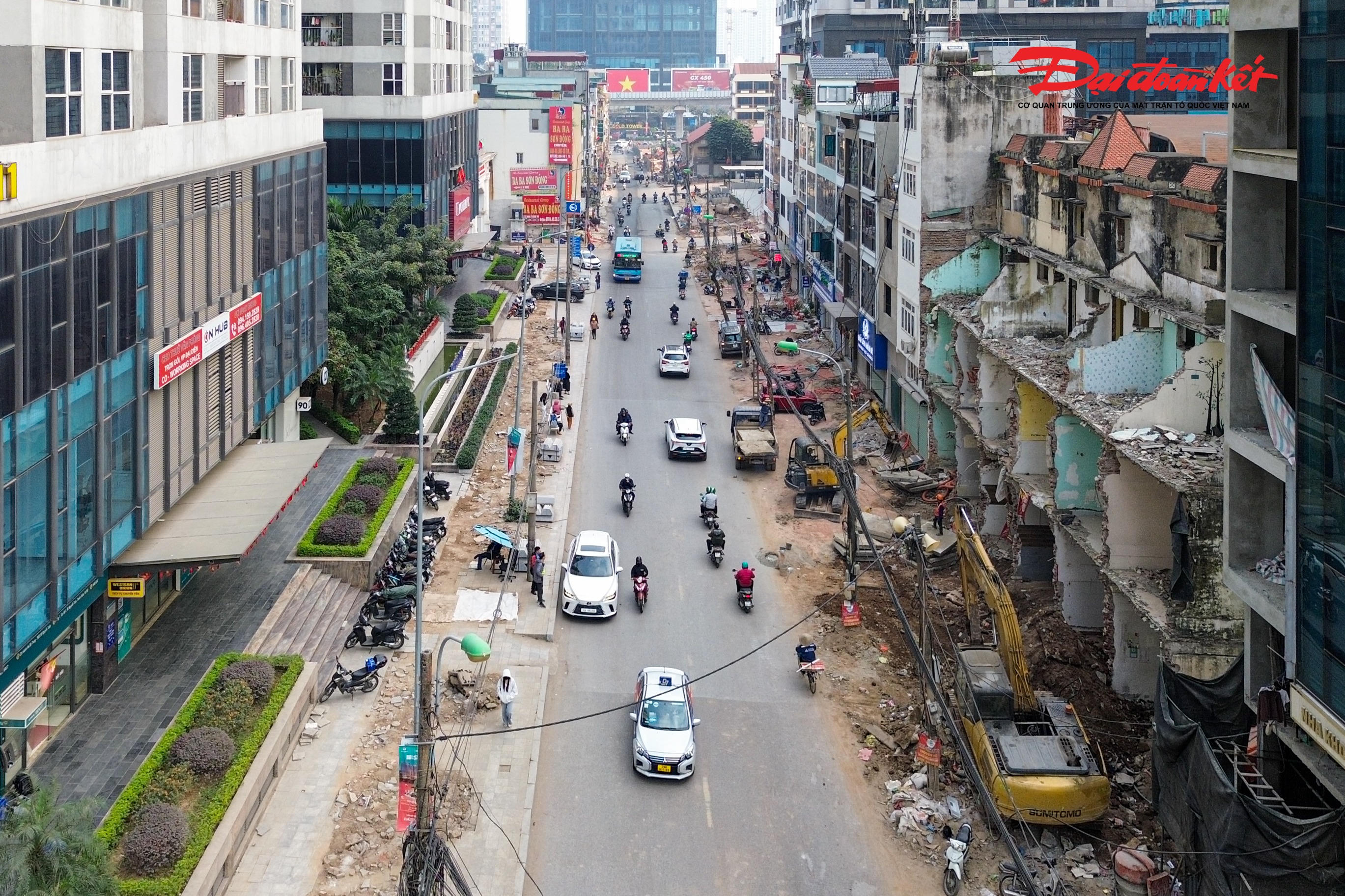 Theo thiết kế, dự án có chiều dài khoảng 720 m, kéo dài từ nút giao Nguyễn Trãi đến ngõ 162 Nguyễn Tuân.