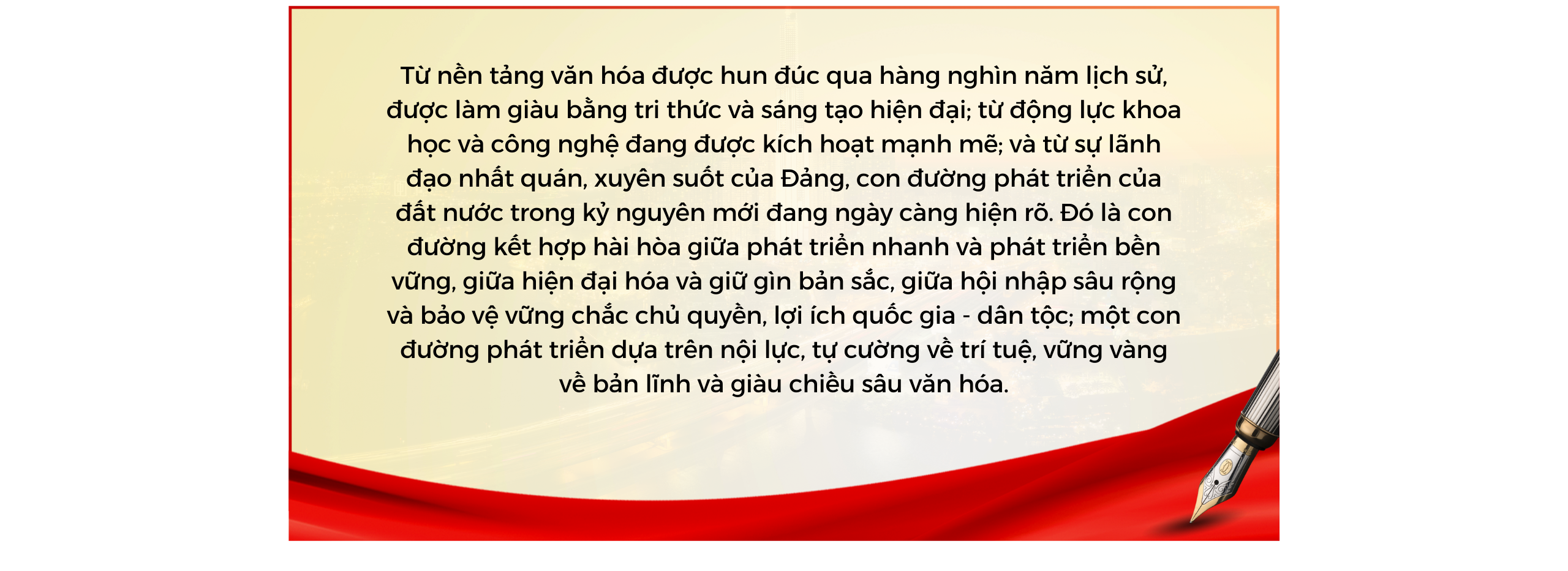 Kiến tạo tương lai trên nền tảng văn hóa và động lực khoa học - công nghệ