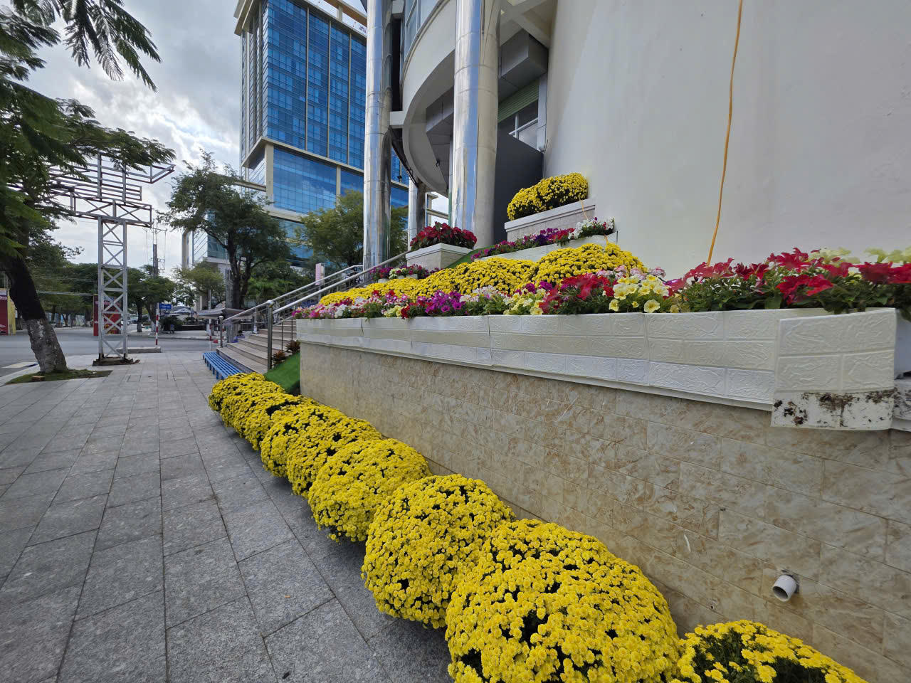 Nhiều tuyến đường, khu phố ở Cà Mau đang khoác lên mình diện mạo mới, chuẩn bị đón tết Bính Ngọ 2026. Ảnh: Nguyên Du