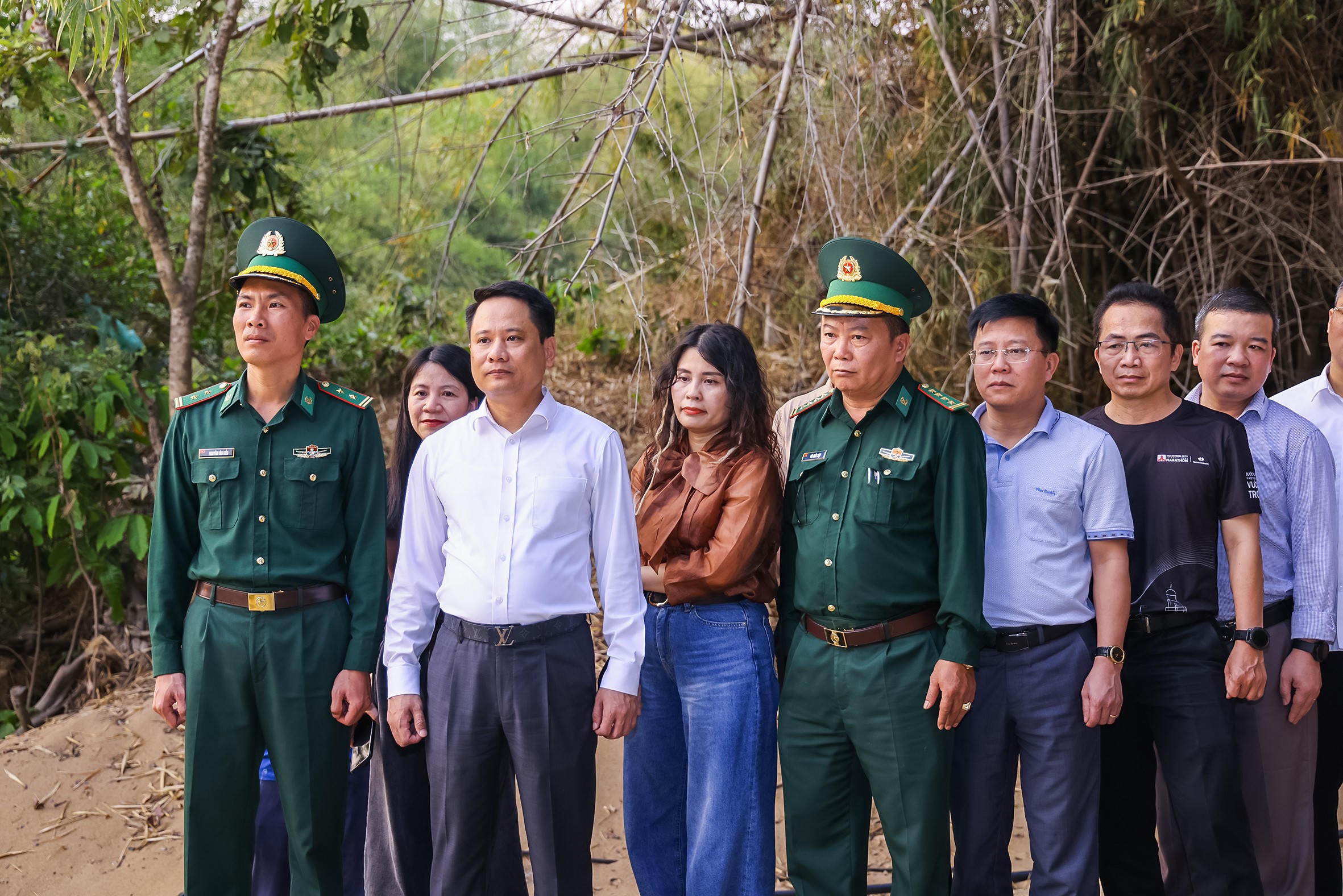 Tham quan, tìm hiểu Bến phà Sêrêpốk – địa danh gắn liền với tuyến vận tải chiến lược trên Đường Trường Sơn – Đường Hồ Chí Minh. Ảnh: Quang Vinh.