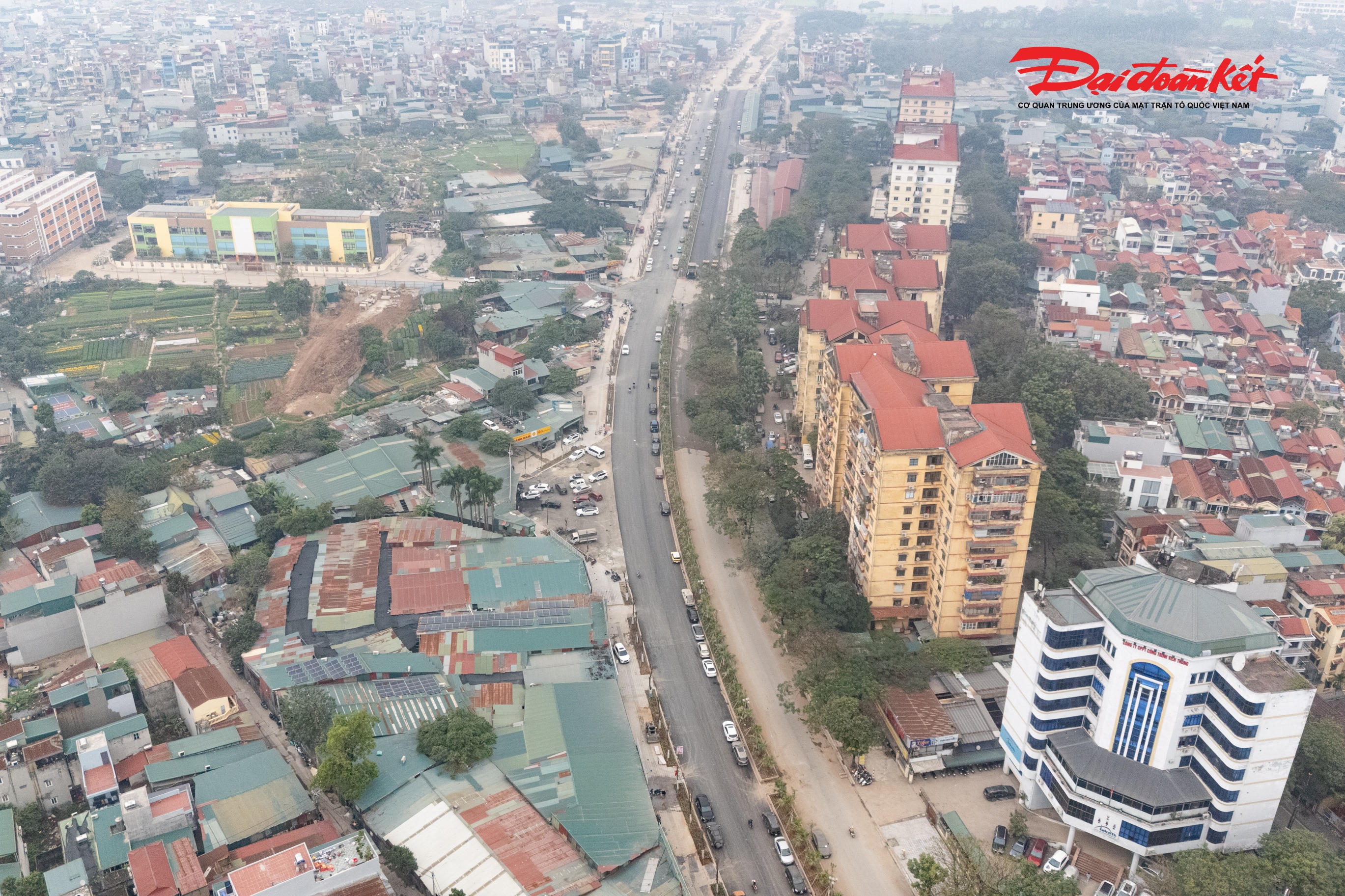 Còn tại dự án đường Vành đai 2,5 đoạn Đầm Hồng - QL1A các đơn vị đang đẩy nhanh tiến độ thi công để thông xe vào quý 1/2026.