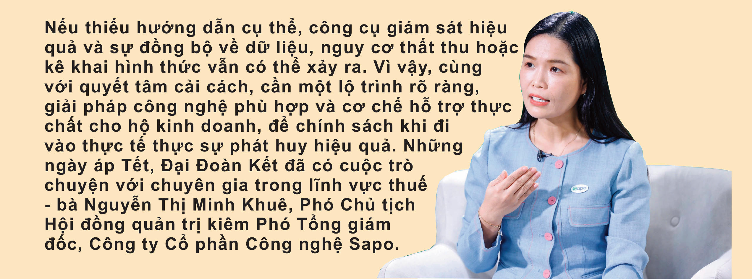 Chính thức chuyển sang thuế kê khai theo doanh thu: 
Hỗ trợ người kinh doanh, xây dựng niềm tin và sự tuân thủ 