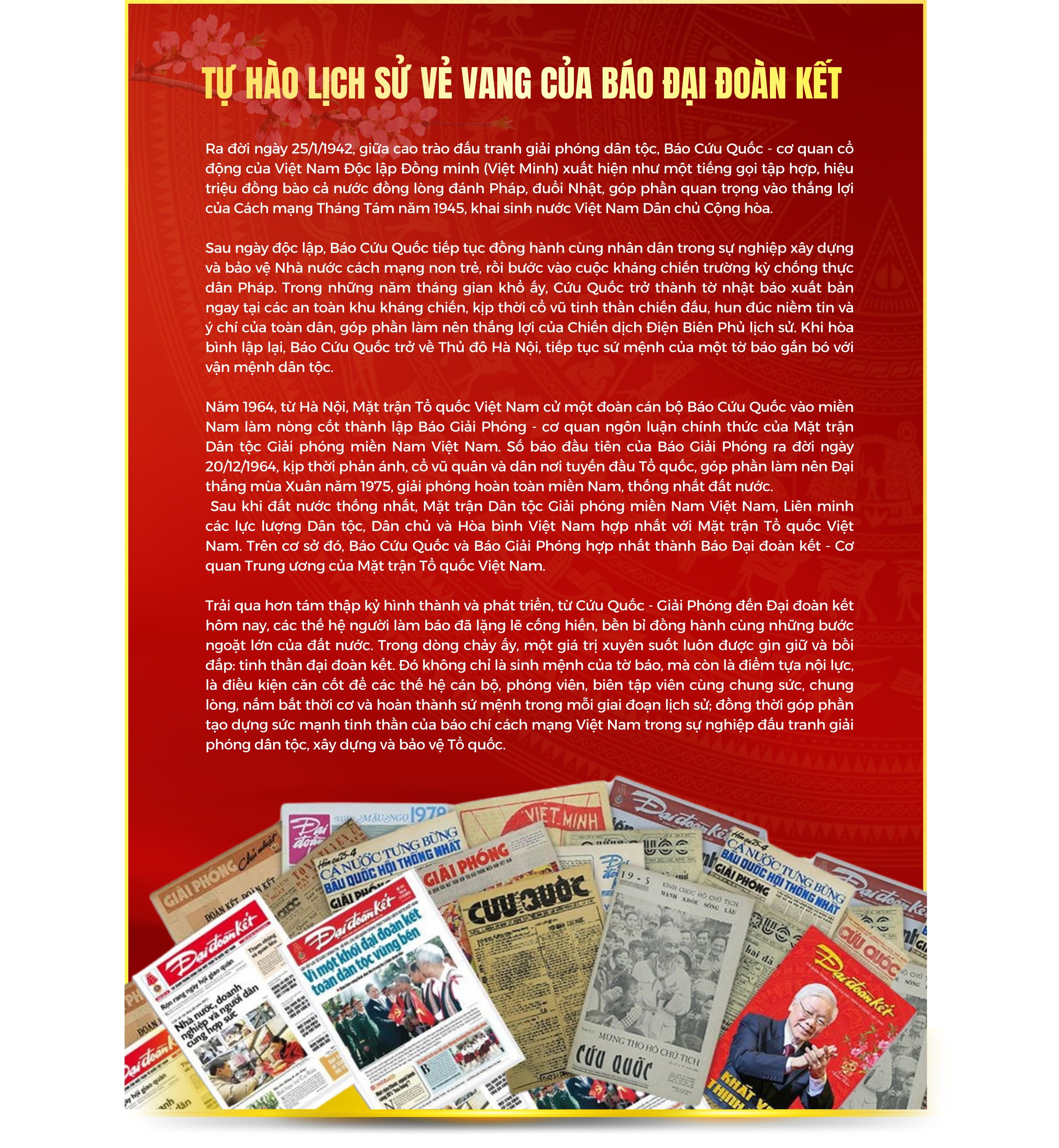 Cứu Quốc - Giải phóng - Đại đoàn kết: 84 năm một sứ mệnh đồng hành cùng dân tộc