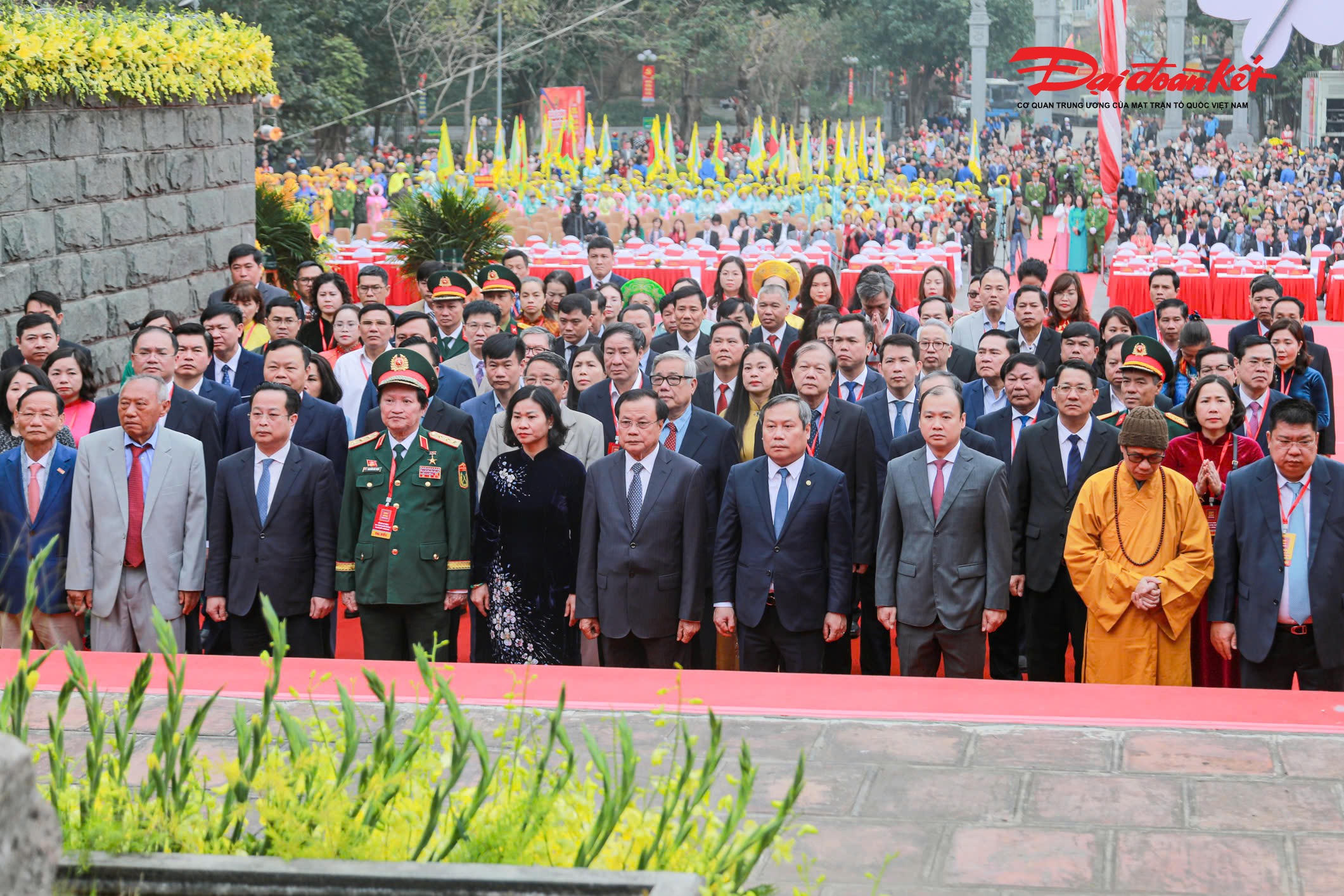 Tham dự lễ có nguyên Ủy viên Bộ Chính trị, nguyên Bí thư Thành ủy Hà Nội Phạm Quang Nghị; Ủy viên Trung ương Đảng, Bí thư Đảng ủy, Chủ tịch Trung ương Hội Liên hiệp phụ nữ Việt Nam Nguyễn Thị Tuyến; Ủy viên Trung ương Đảng, Phó Giám đốc Thường trực Học viện Chính trị Quốc gia Hồ Chí Minh Lê Hải Bình…
