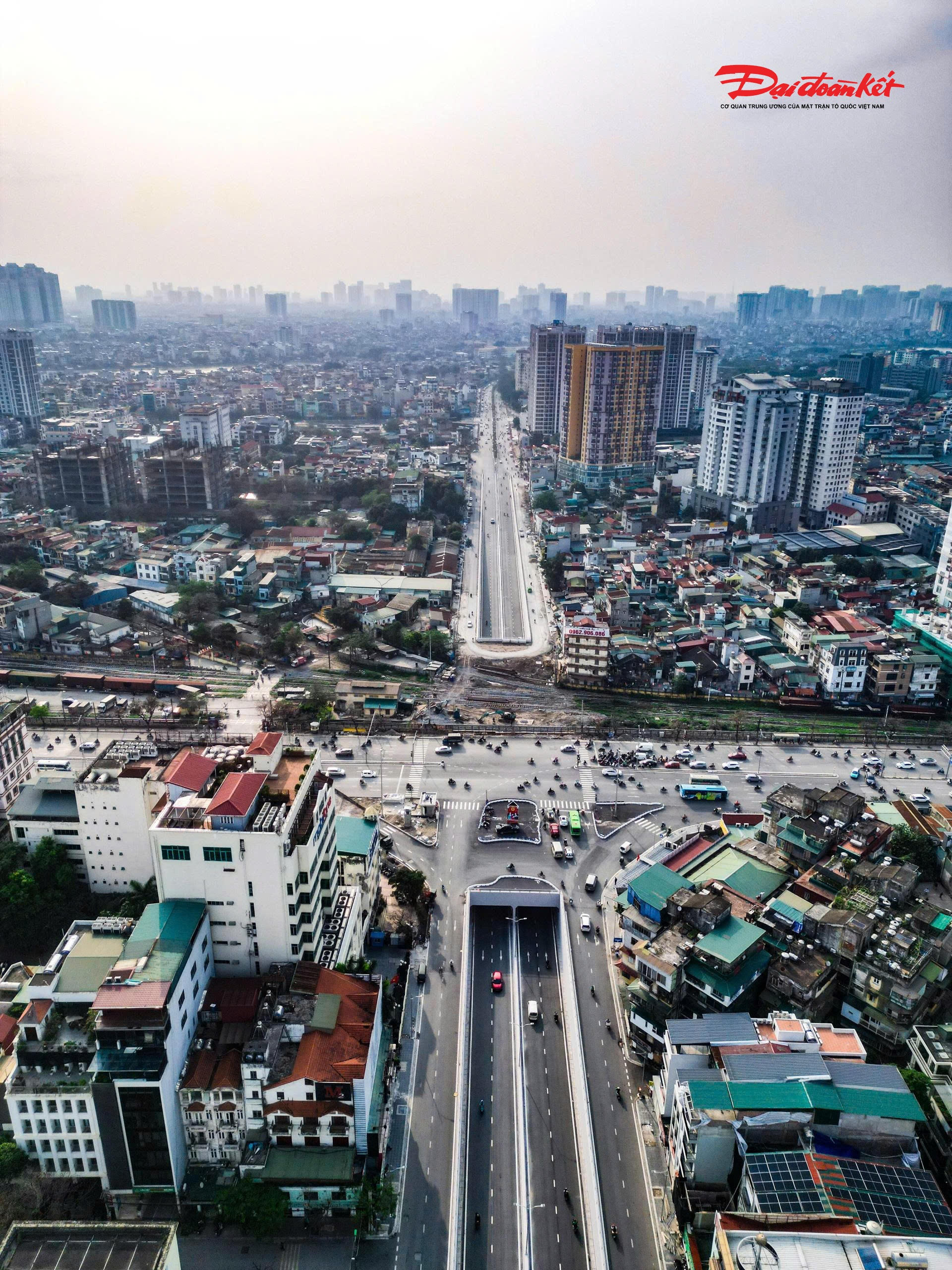 Sau khi hoàn thiện, cầu L3 vượt sông Lừ được kết nối đồng bộ với hầm chui Kim Đồng – Giải Phóng, tạo sự liên thông thuận tiện cho toàn tuyến.