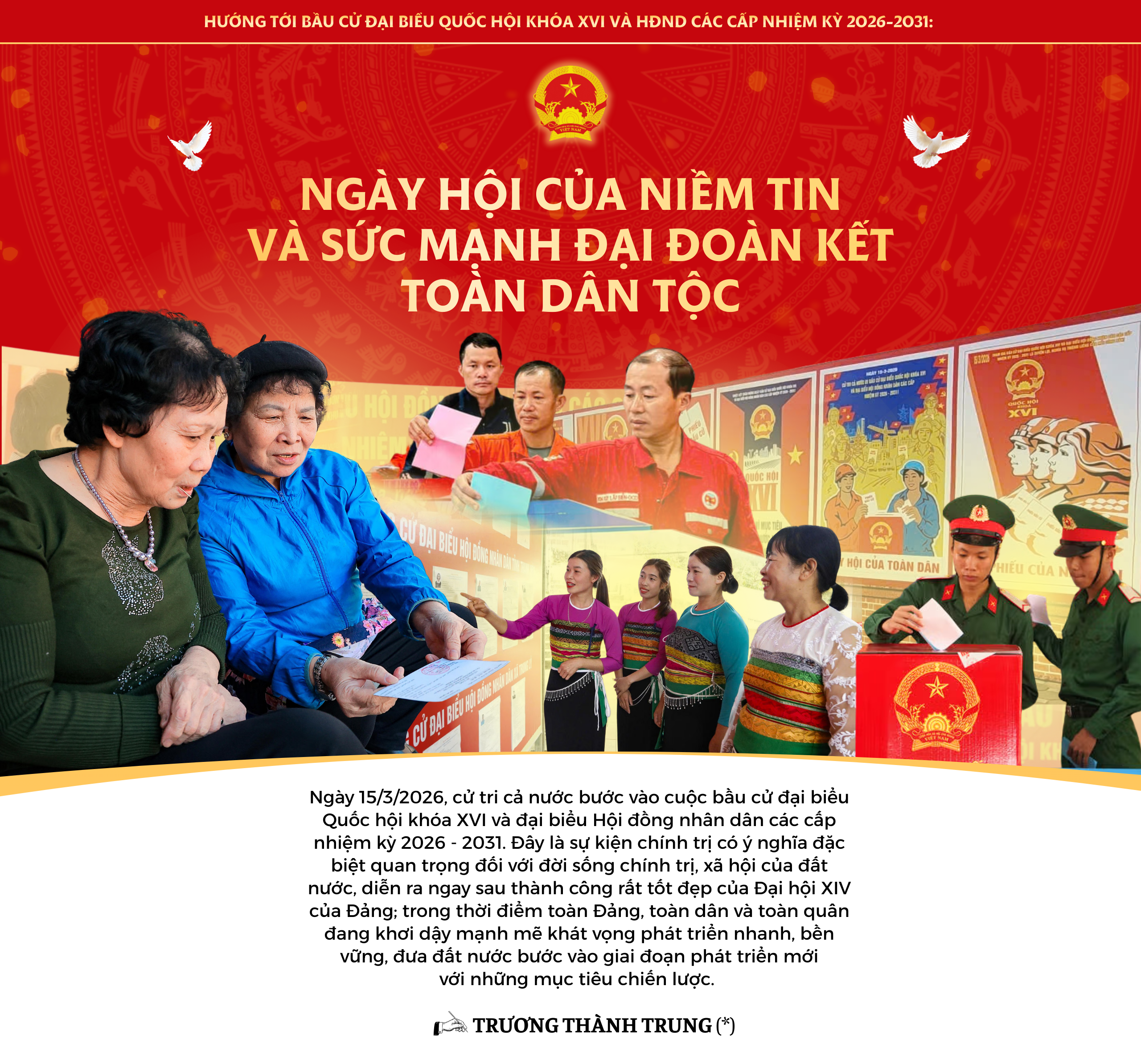 Ngày hội của niềm tin và sức mạnh đại đoàn kết toàn dân tộc 