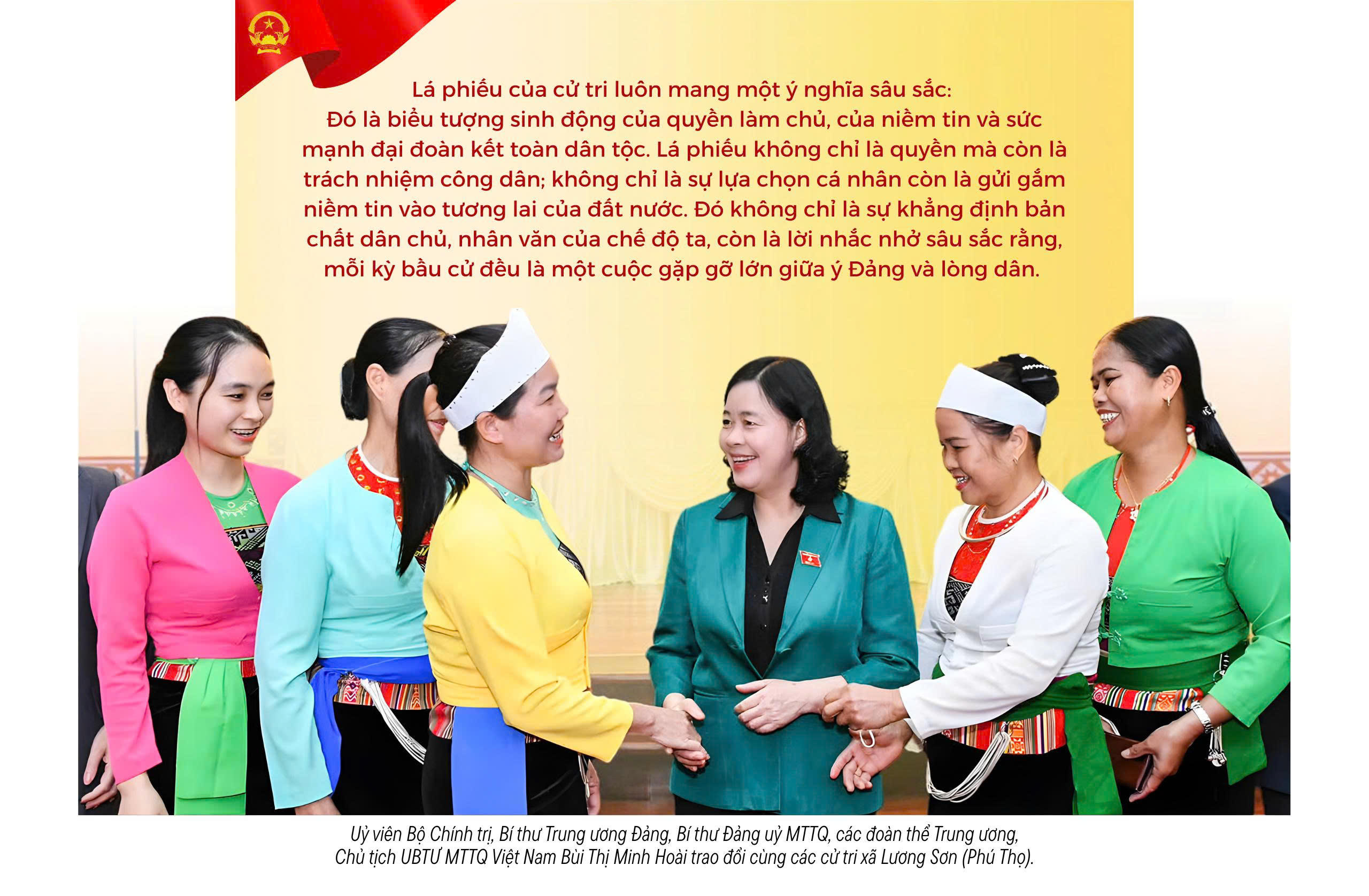 Lãnh đạo Đảng, Nhà nước cùng cử tri cả nước thực hiện quyền bầu cử