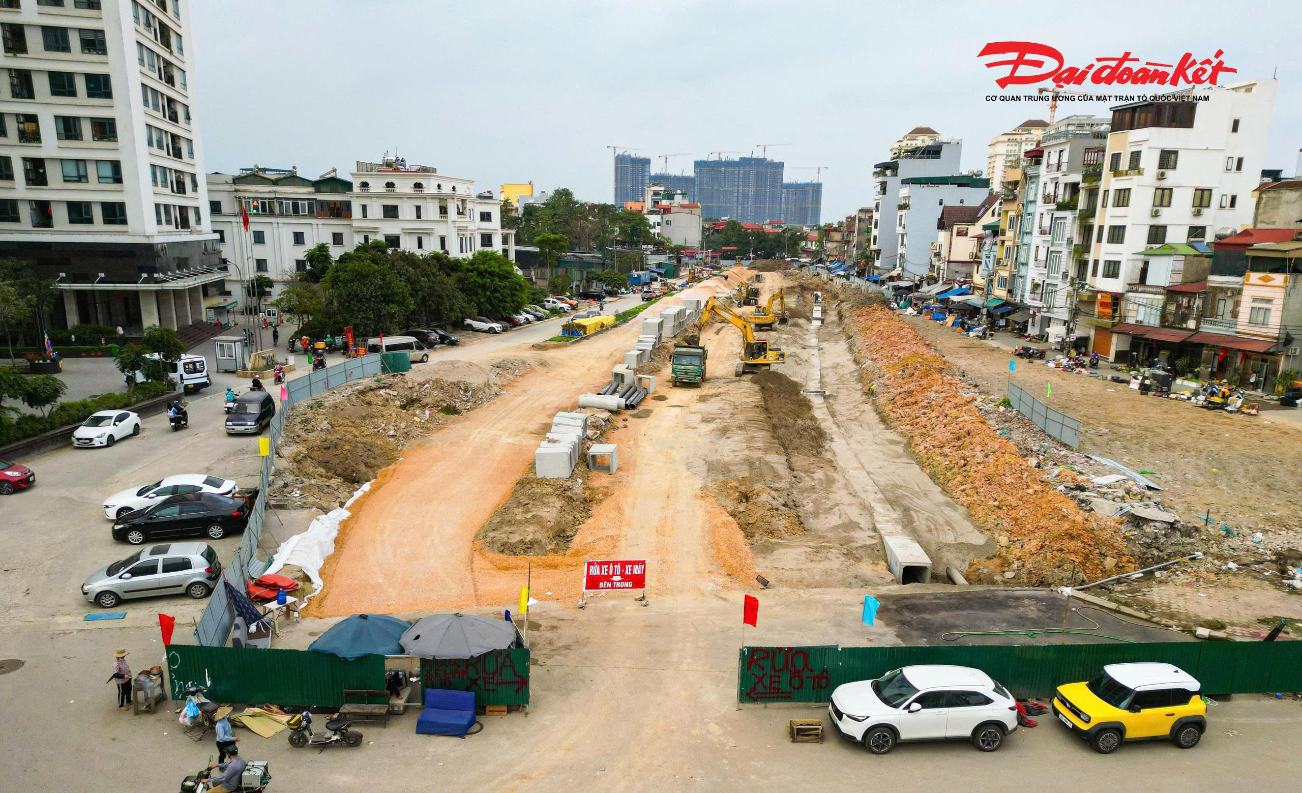 Tổng diện tích đất thu hồi phục vụ dự án là 28.318 m2, liên quan đến 98 hộ dân.