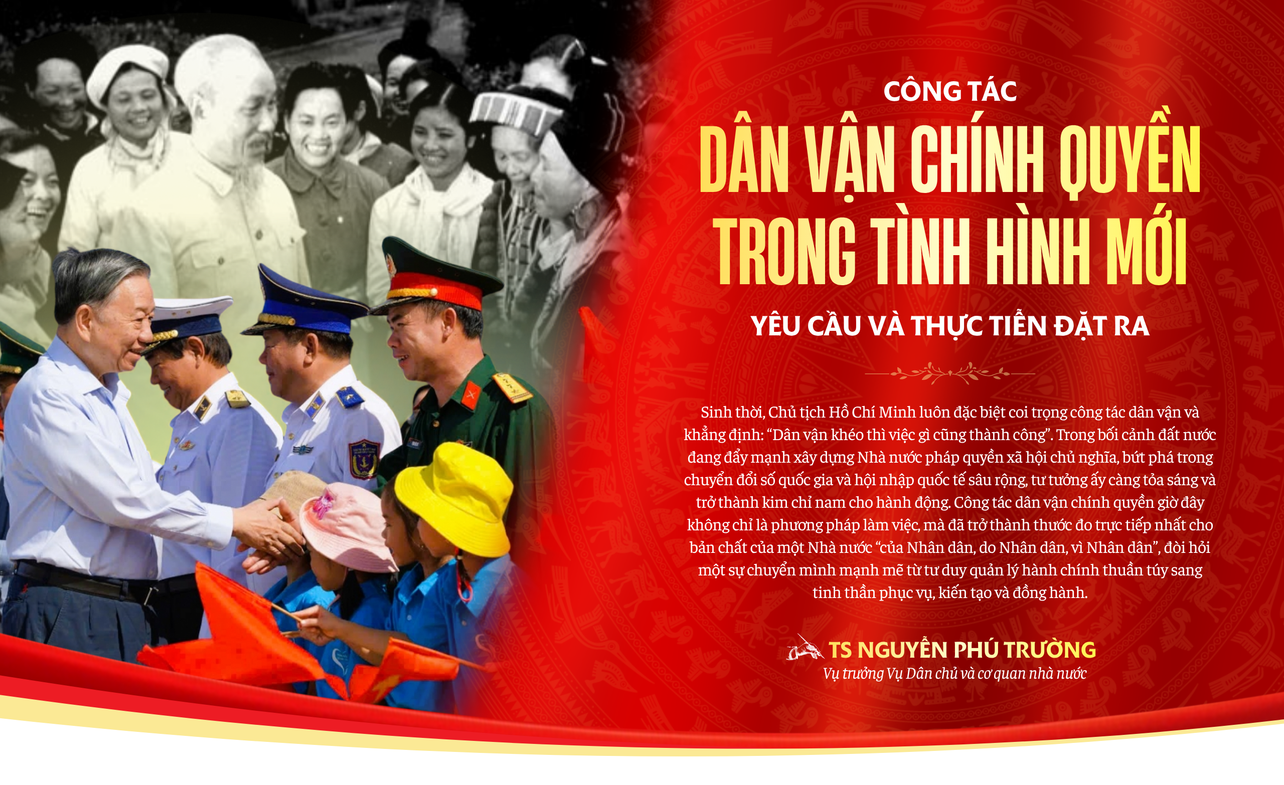 Công tác dân vận chính quyền trong tình hình mới: Yêu cầu thực tiễn và những vấn đề đặt ra