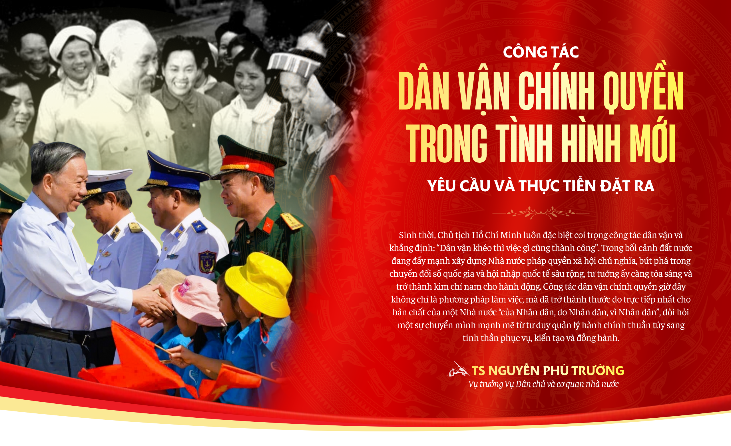 Công tác dân vận chính quyền trong tình hình mới: Yêu cầu thực tiễn và những vấn đề đặt ra