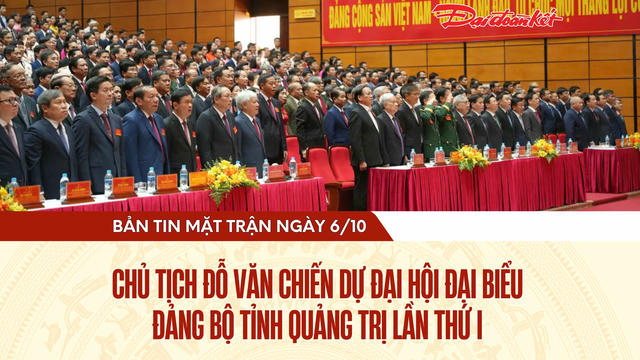 Bản tin Mặt trận sáng 6/10
