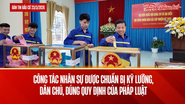 Bản tin bầu cử ngày 23/3