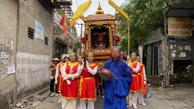 Độc đáo Lễ hội Rước giao hiếu hai làng Thị Cấm và Hòe Thị 2026